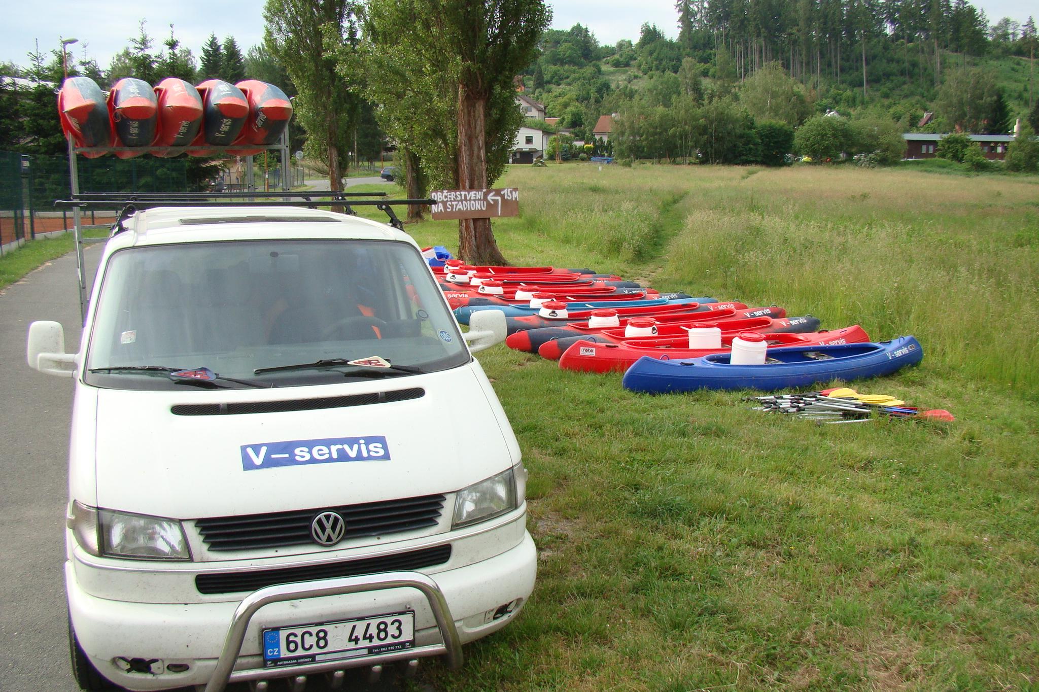 Půjčovna lodí a raftů V-servis