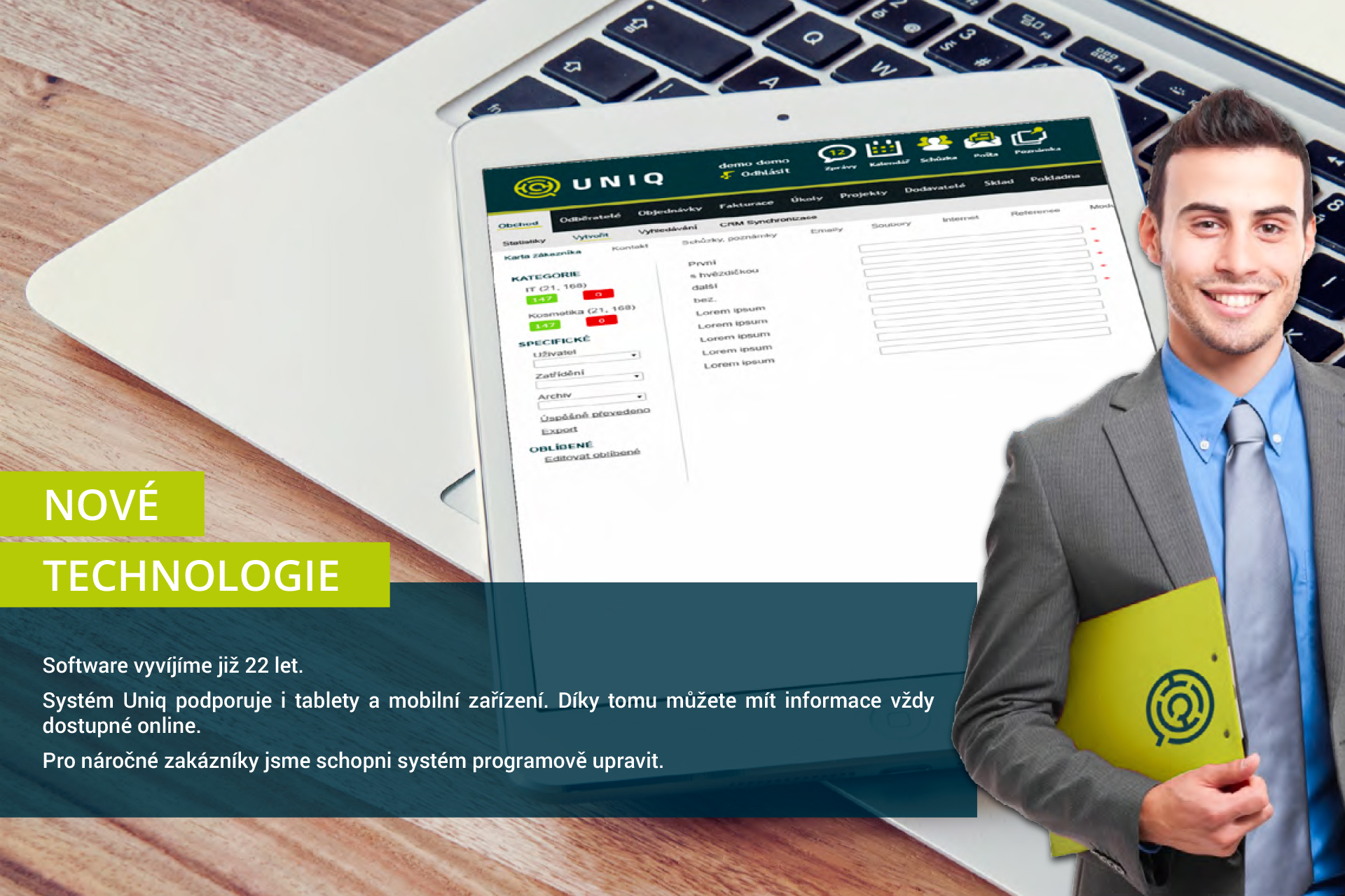 CRM a ERP systém UNiQ foto 3