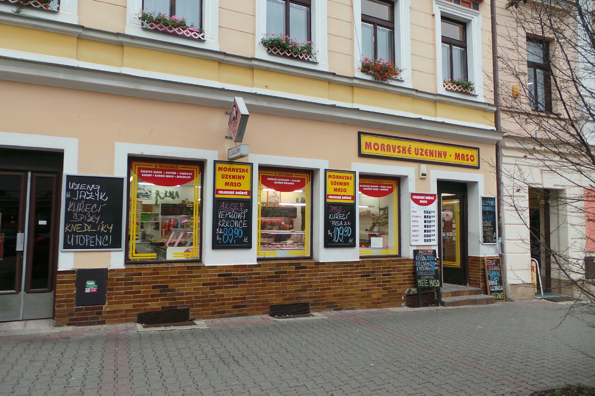 Maso uzeniny ,,U Šplíchalů"