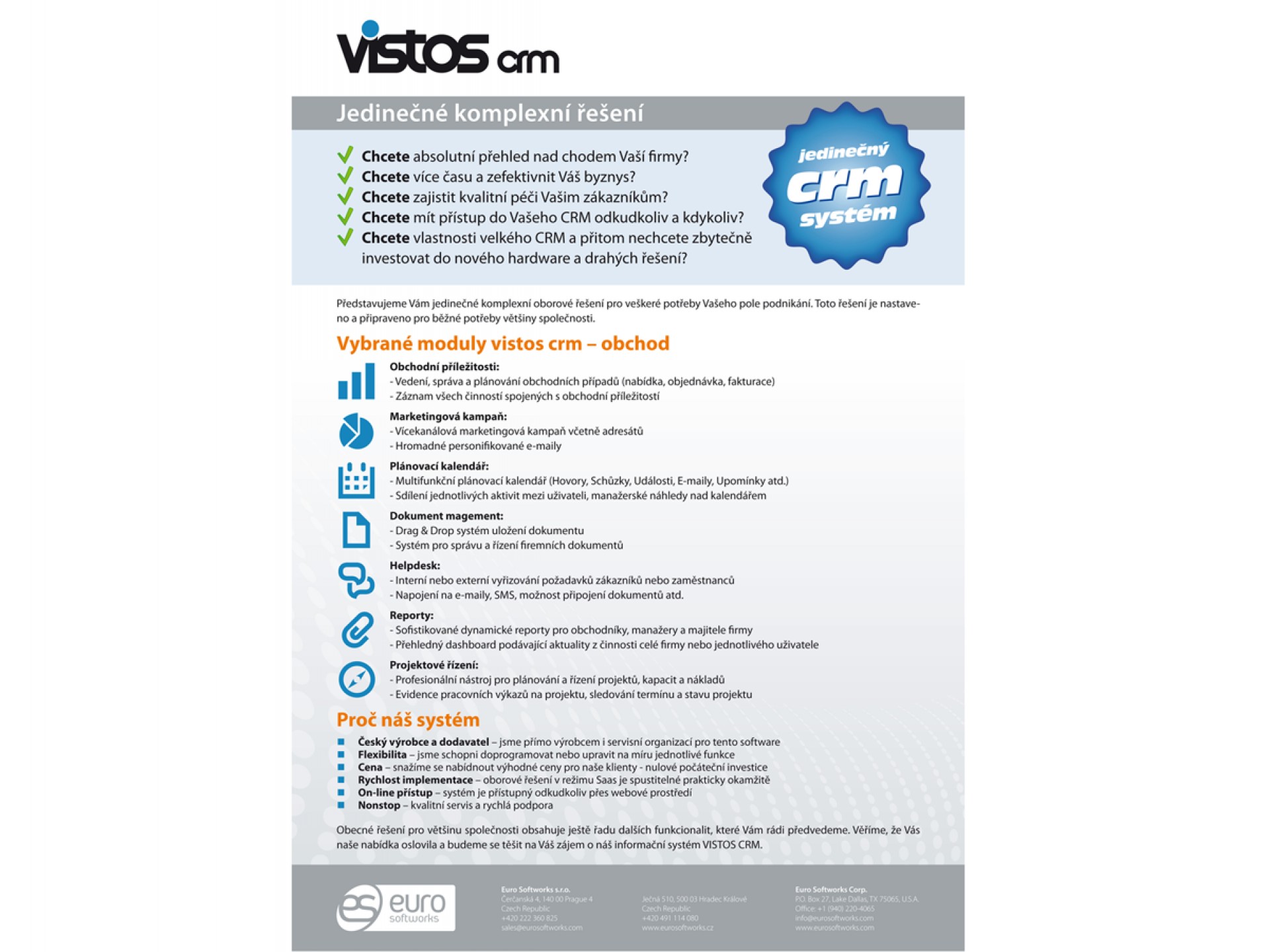 Vistos CRM - Euro Softworks foto 2