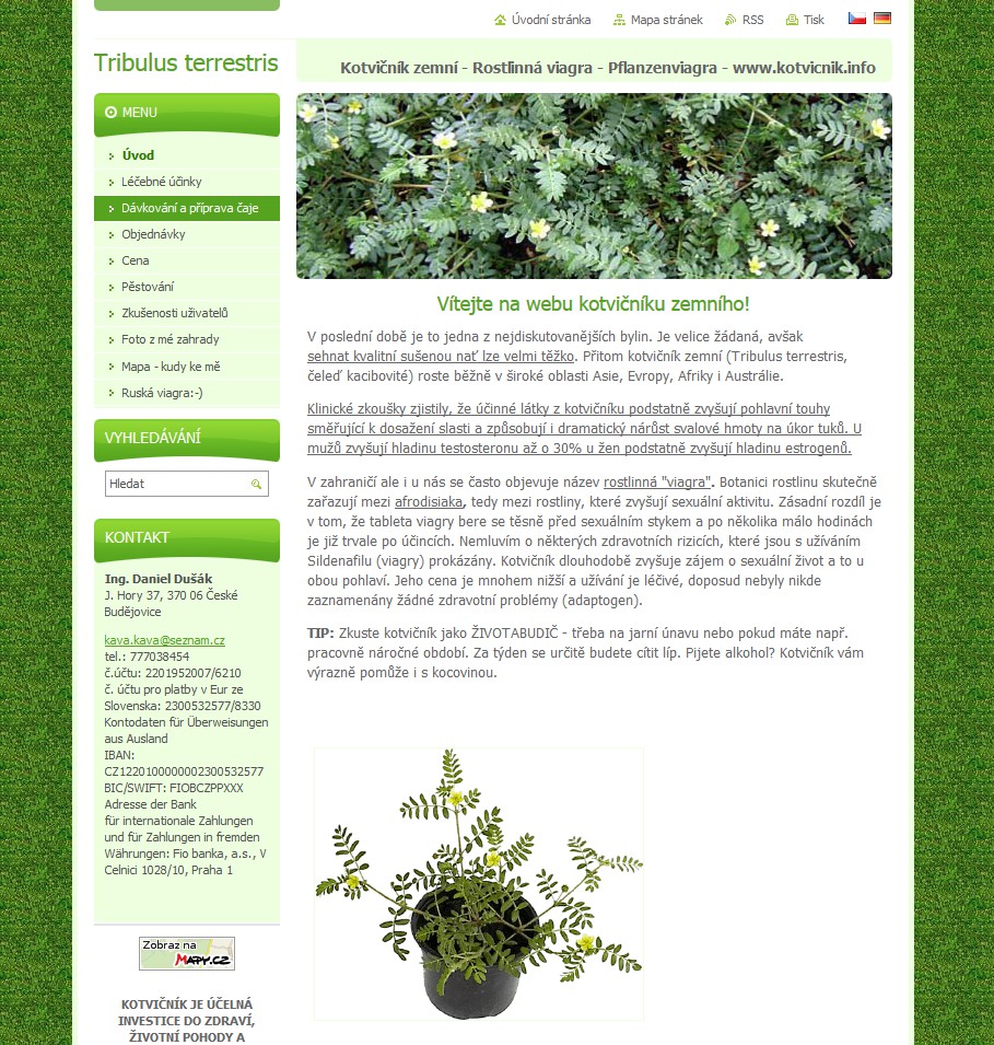 Kotvičník & Ženšen foto 2