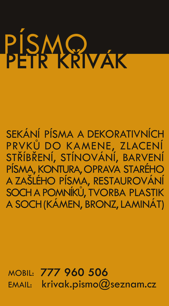 PÍSMO - PETR KŘIVÁK foto 2