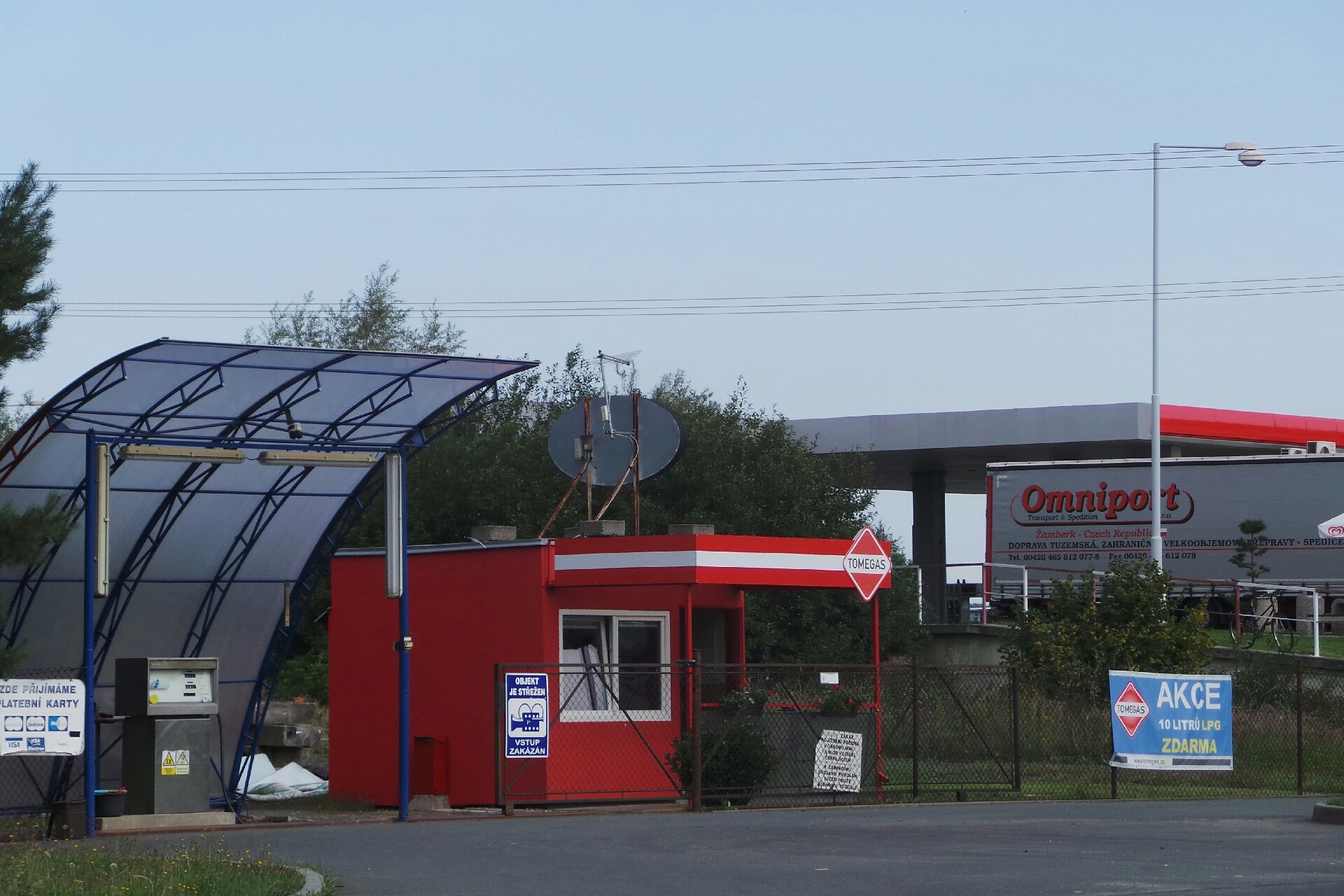 Čerpací stanice TOMEGAS