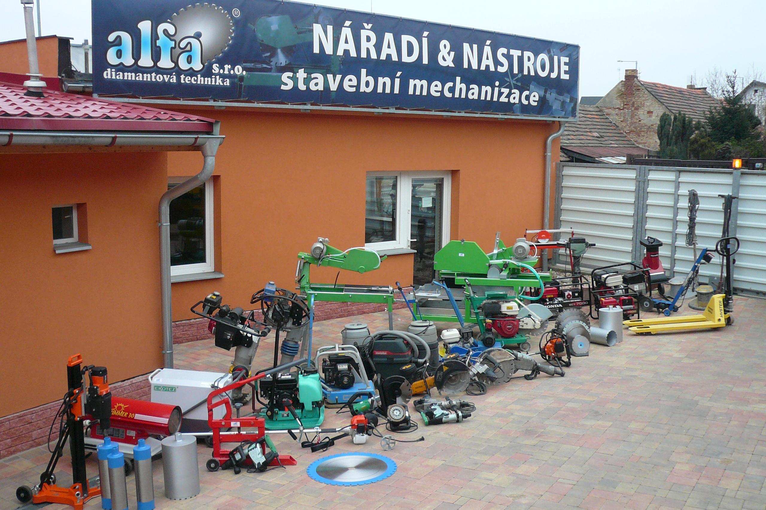 Půjčovna nářadí - Diamantová technika ALFA s.r.o.