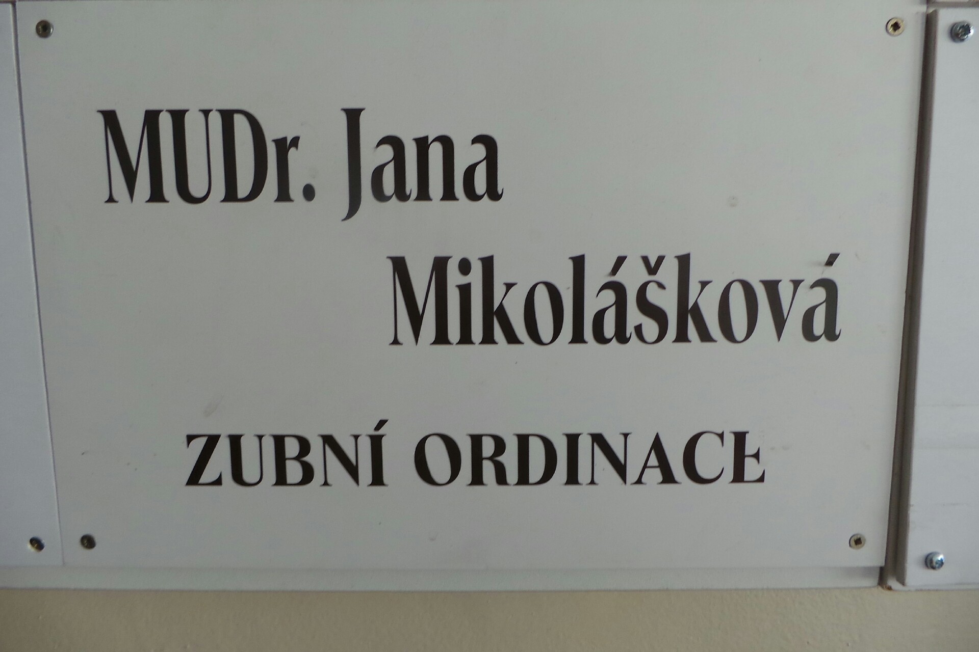 MUDr. Jana Mikolášková foto 2