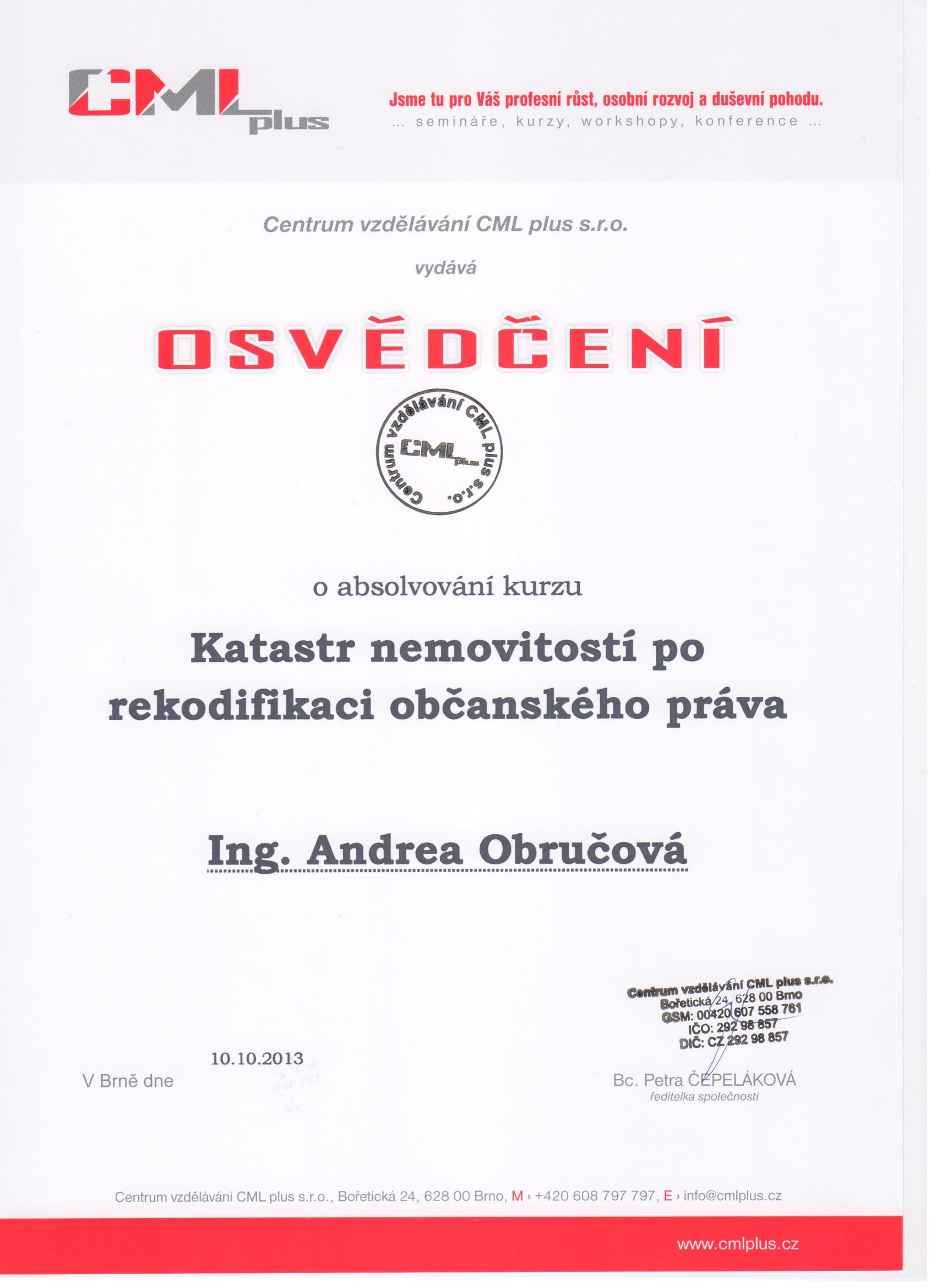 Ing. Andrea Obručová Čuperová foto 5