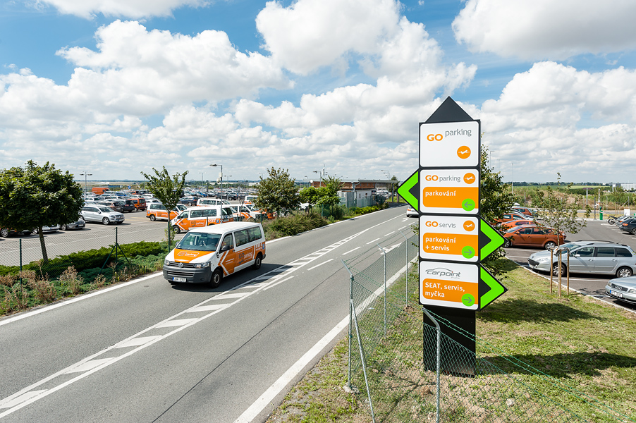 GO parking, parkování Letiště Václava Havla Praha foto 4