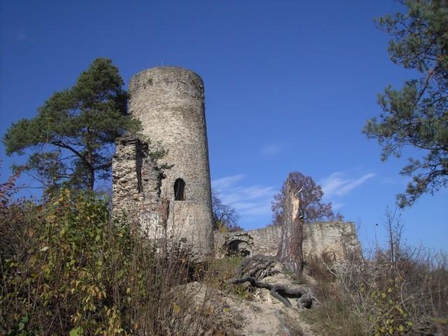 Zřícenina hradu Dobronice u Bechyně foto 2
