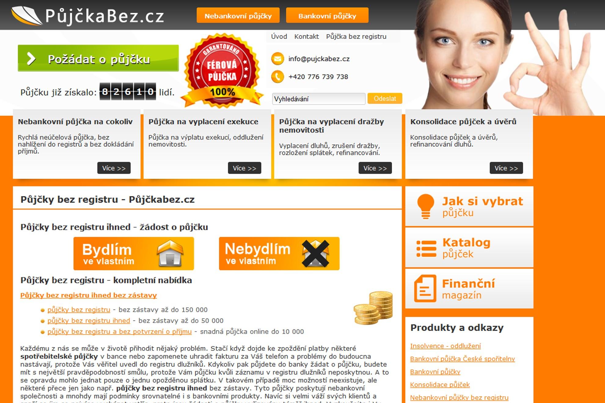 PůjčkaBez.cz