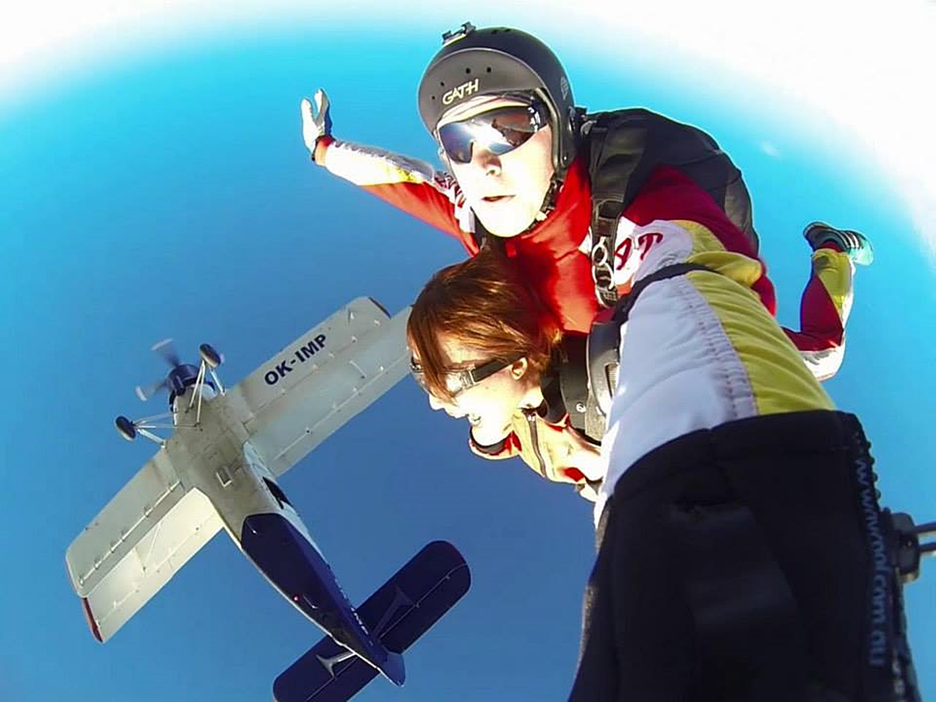Tandemové seskoky Kolín foto 2