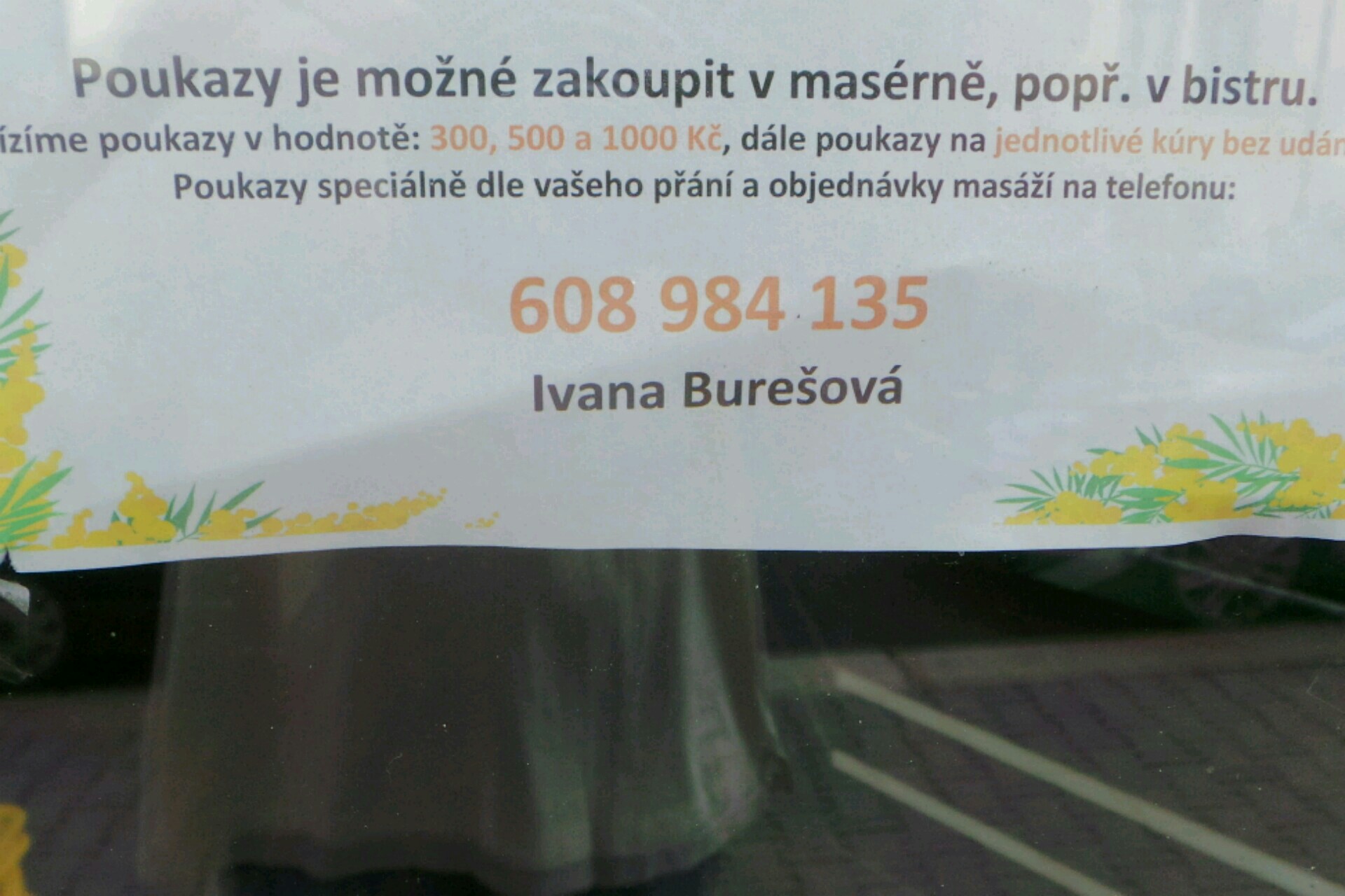 Masáže Ivana Burešová foto 2