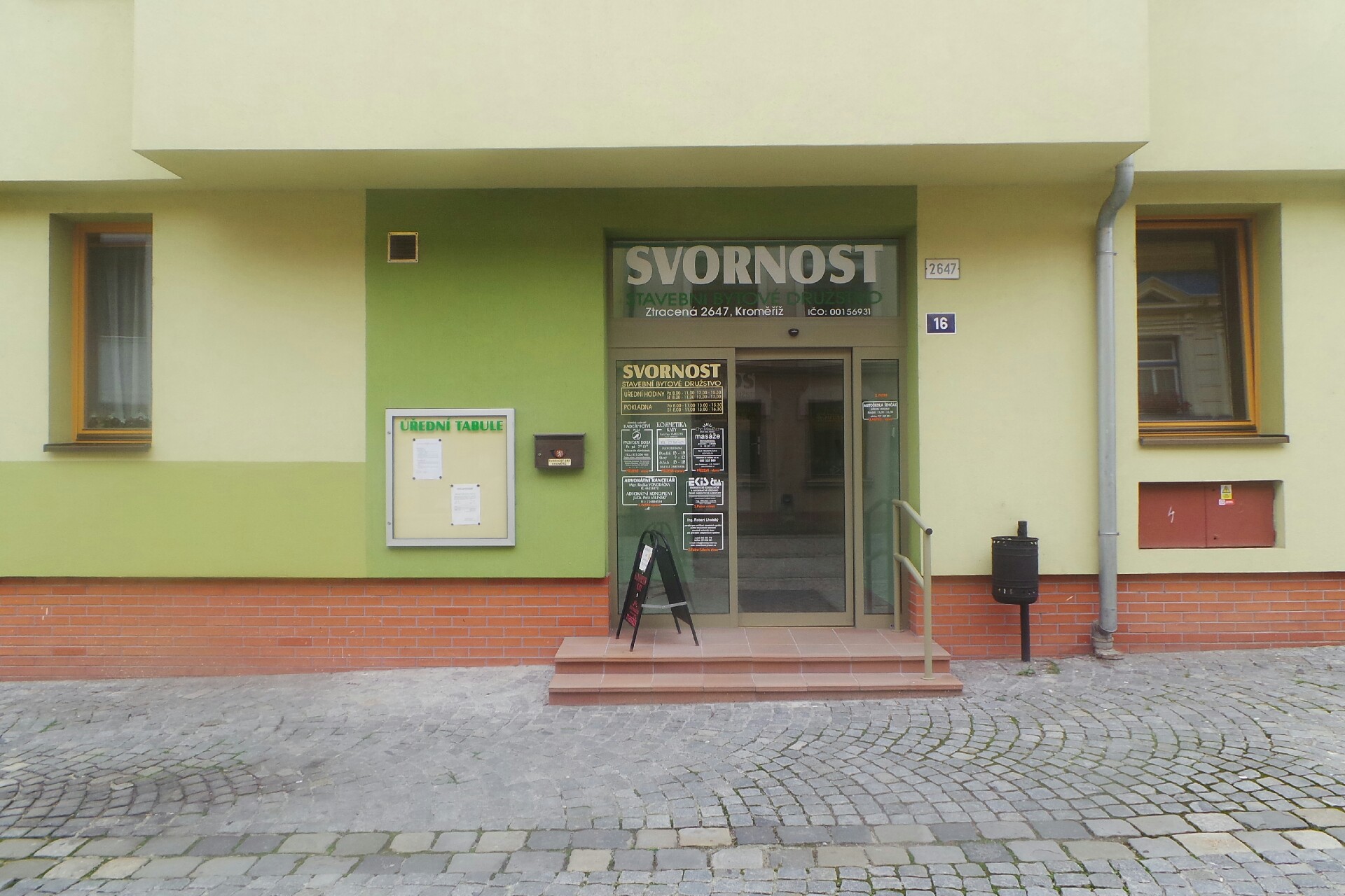 Svornost, stavební bytové družstvo, družstvo