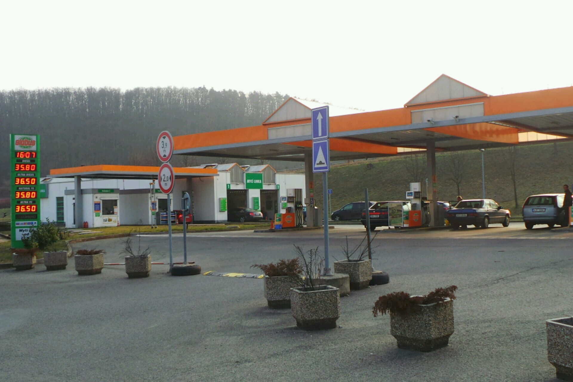 Čerpací stanice Globus