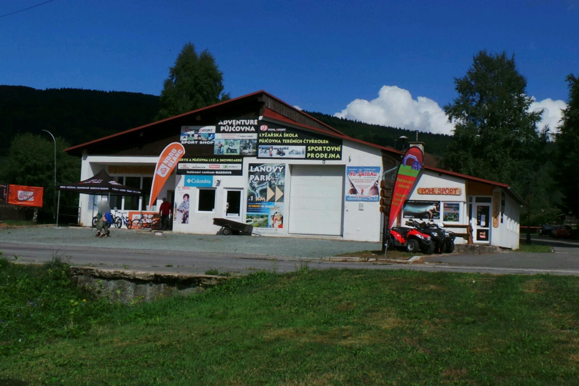 Lanový park a adventure půjčovna Deštné