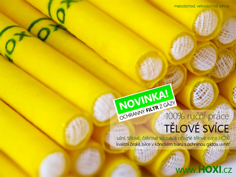 HOXI - výroba a prodej ušních a tělových svíček foto 2