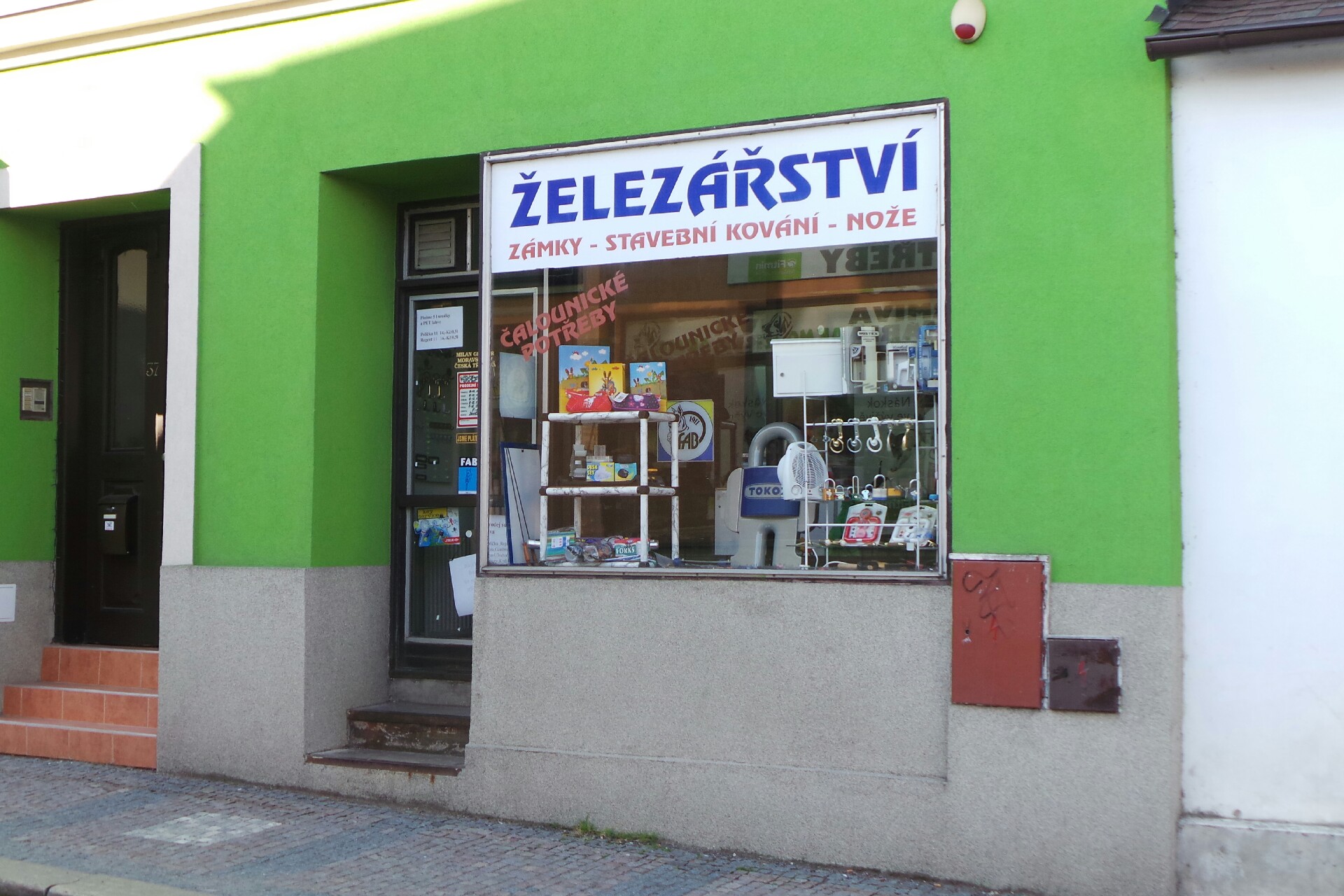 Železářství, papírnictví Gregar