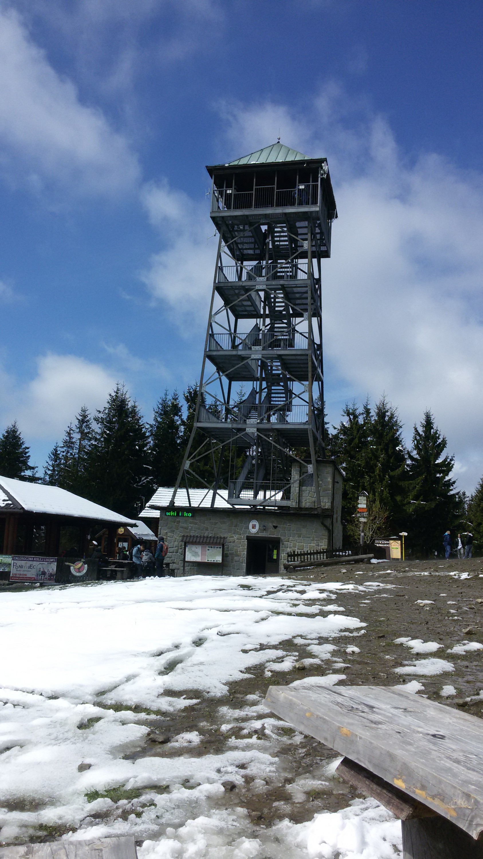 Rozhledna Velká Čantoryje foto 2