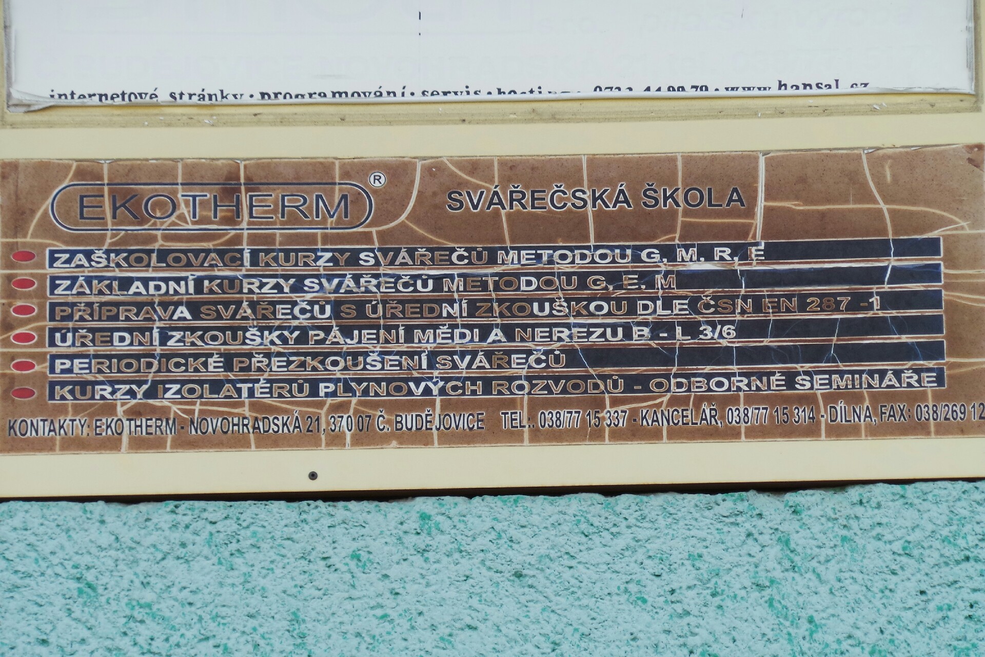 EKOTHERM ČESKÉ BUDĚJOVICE měření a regulace, spol. s r.o. foto 2