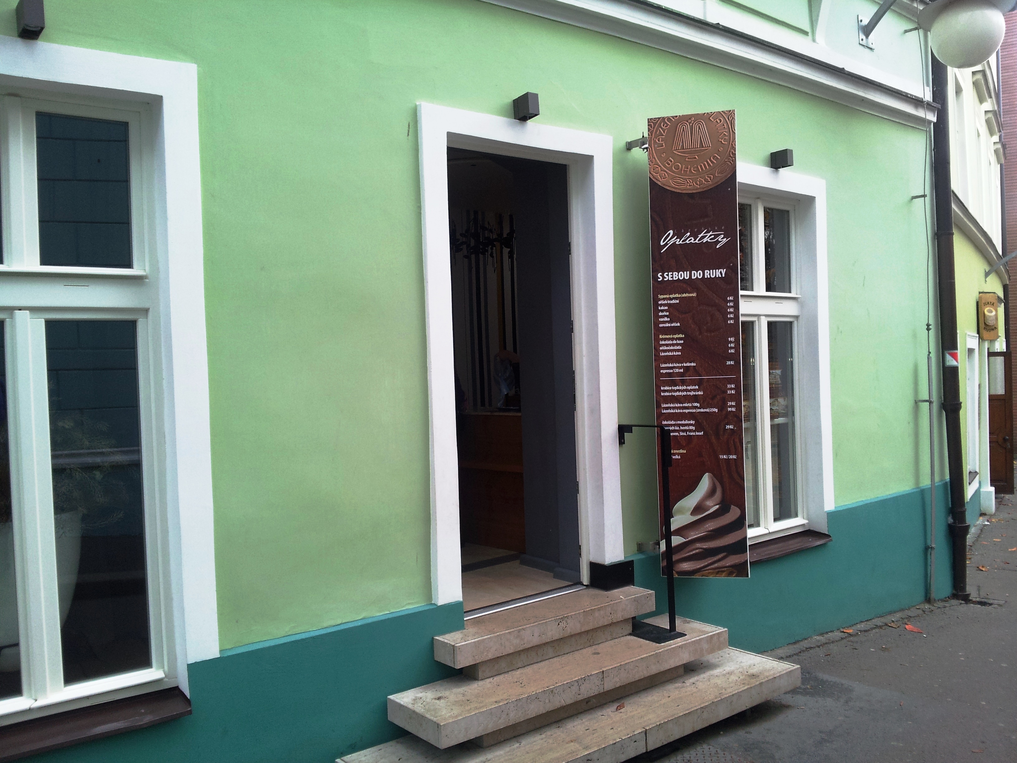 Zlatá harfa - Lázeňské oplatky