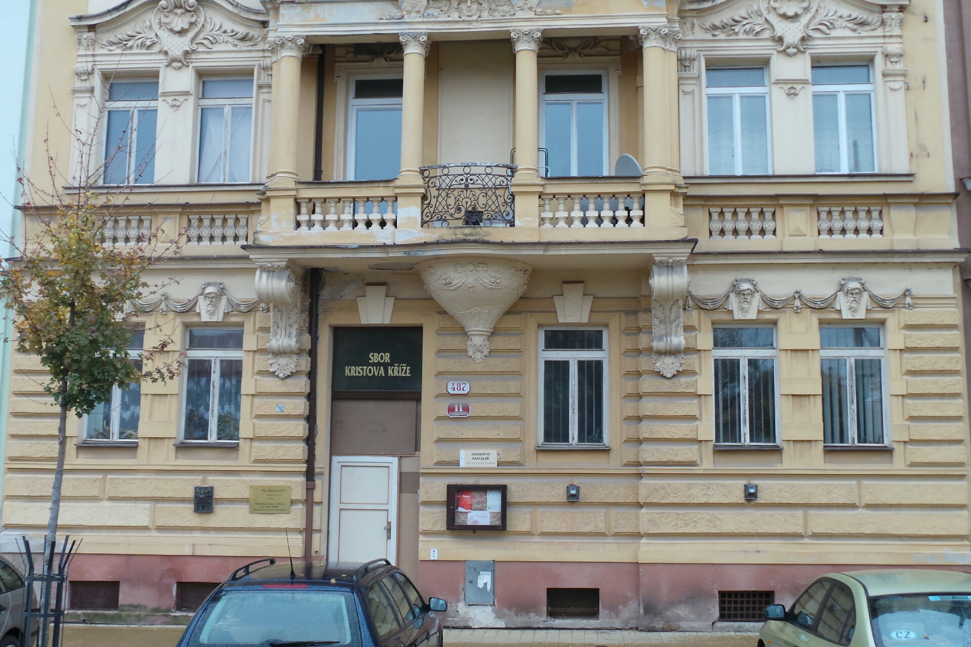 Náboženská obec Církve československé husitské v Plzni - východ