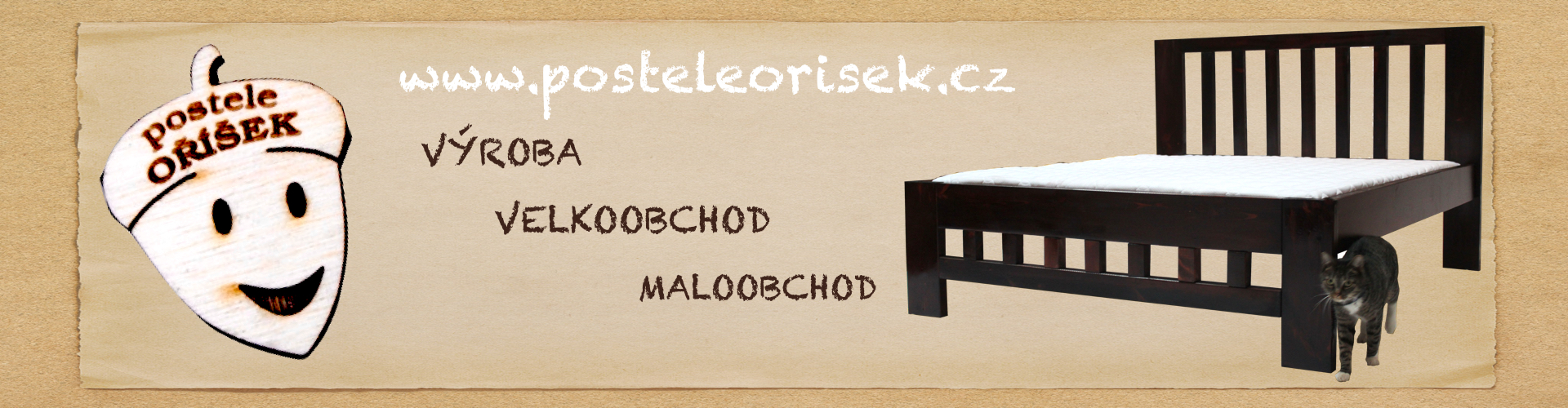 Postele Oříšek foto 3