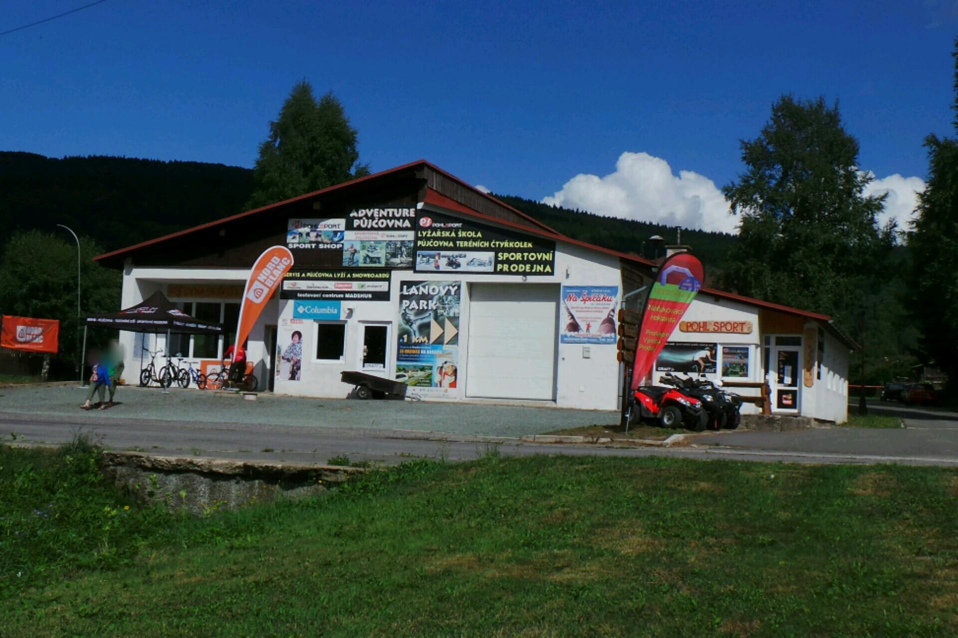 Lanový park a adventure půjčovna Deštné