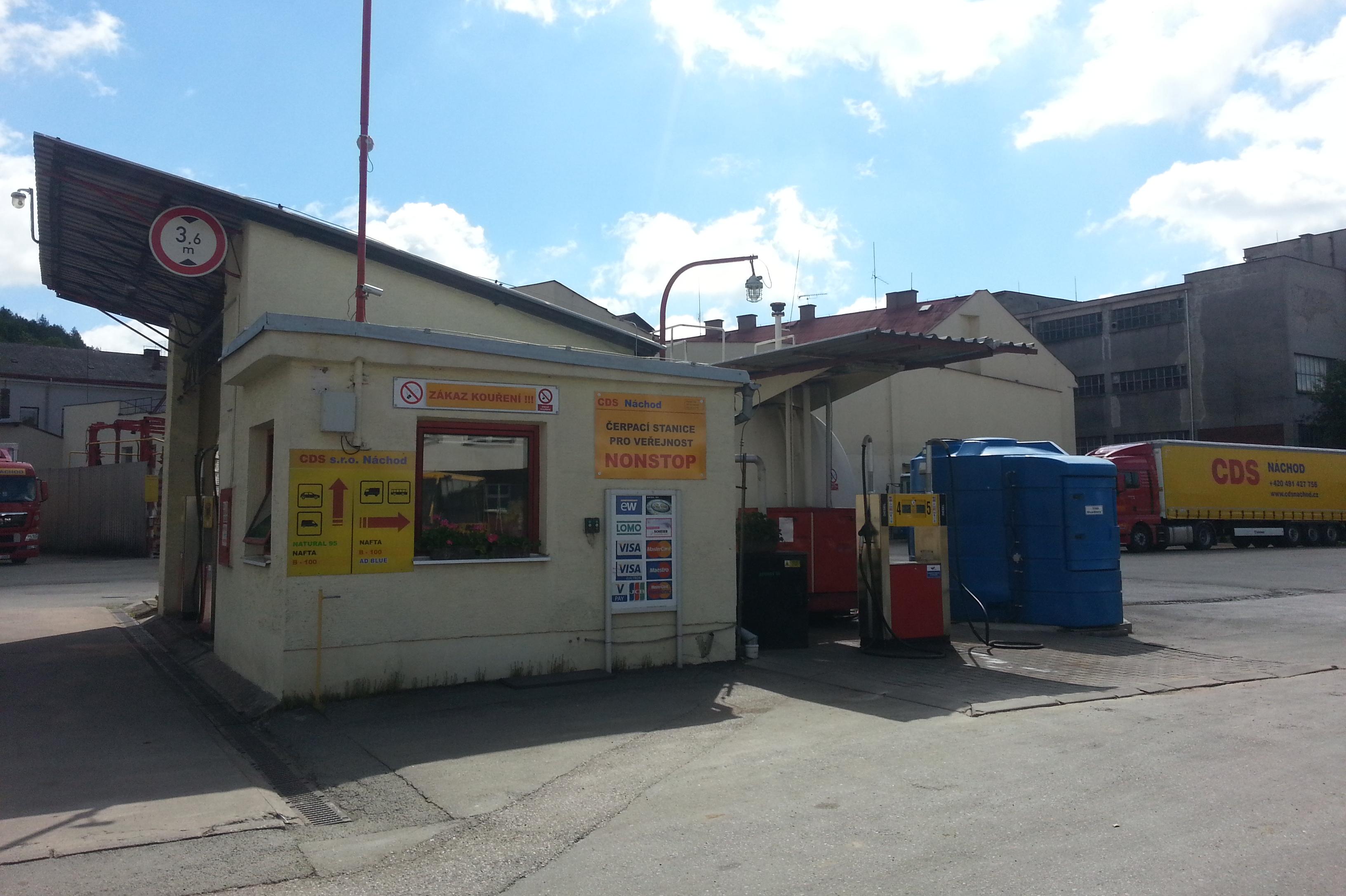 CDS Náchod - čerpací stanice