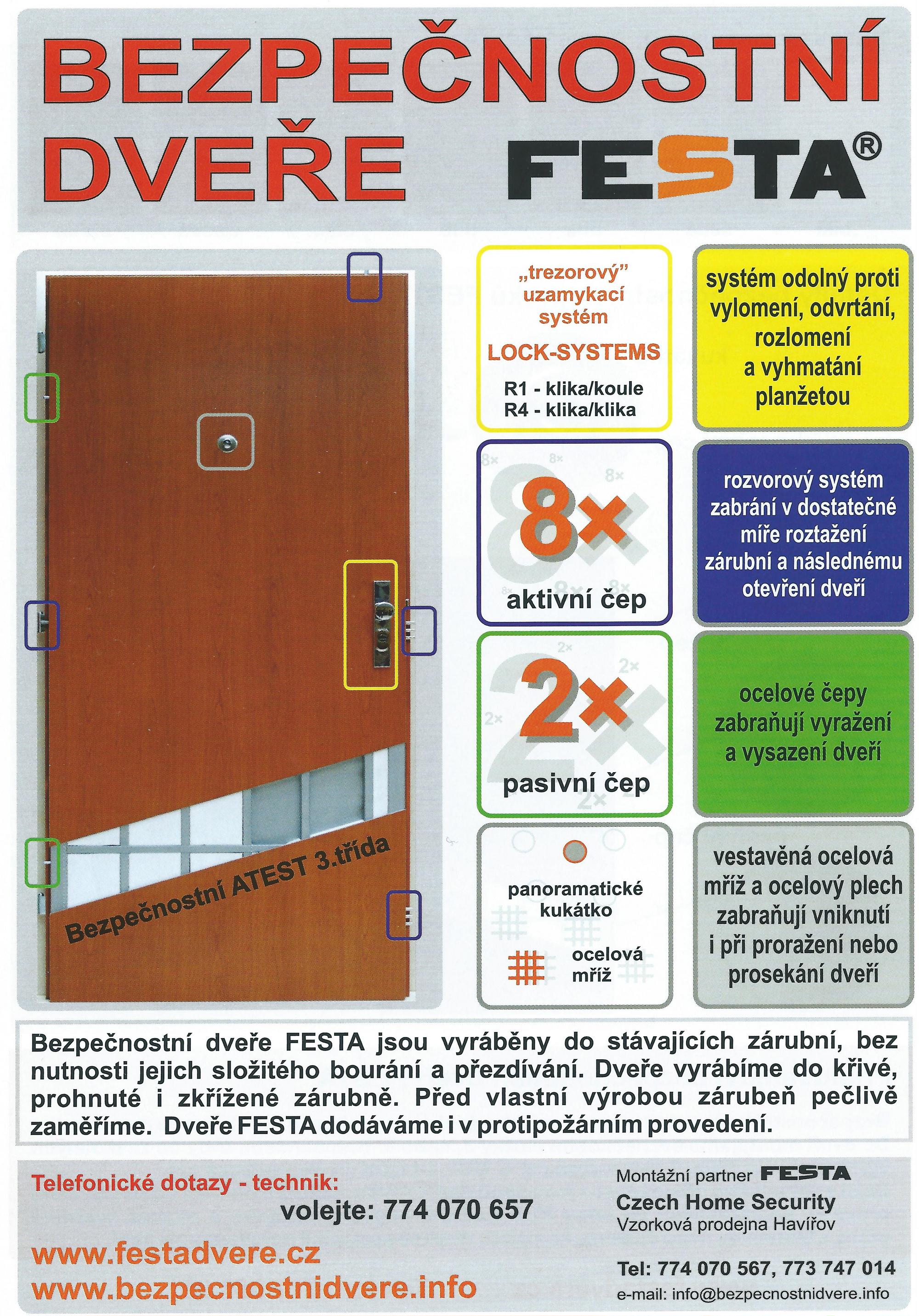 Czech Home Security - dveře Sladký foto 2
