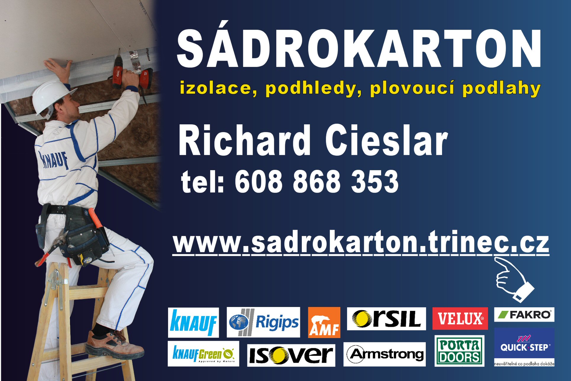 SÁDROKARTONOVÉ SYSTÉMY Richard Cieslar foto 3