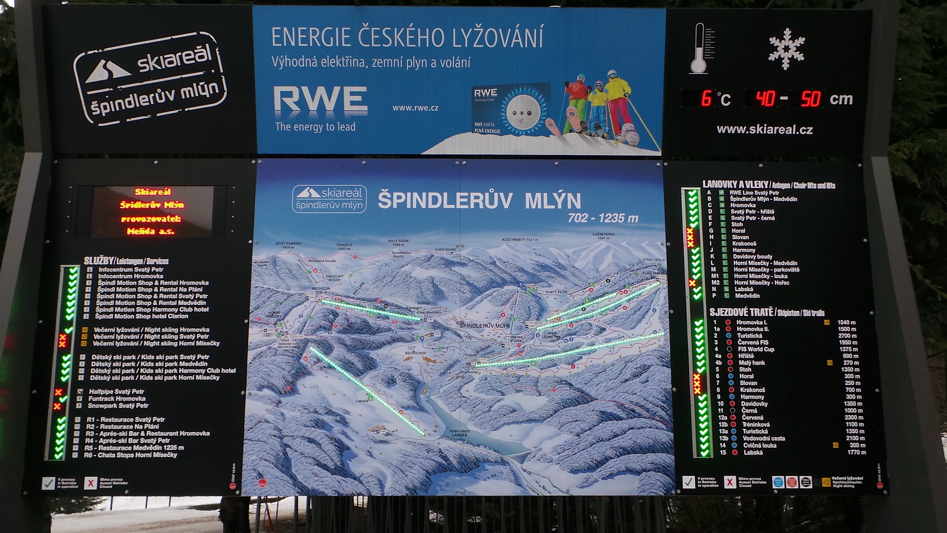 Skiareál Špindlerův Mlýn - Sv. Petr foto 2