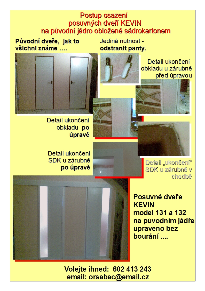 ORSABAC Posuvné dveře a stěny foto 2