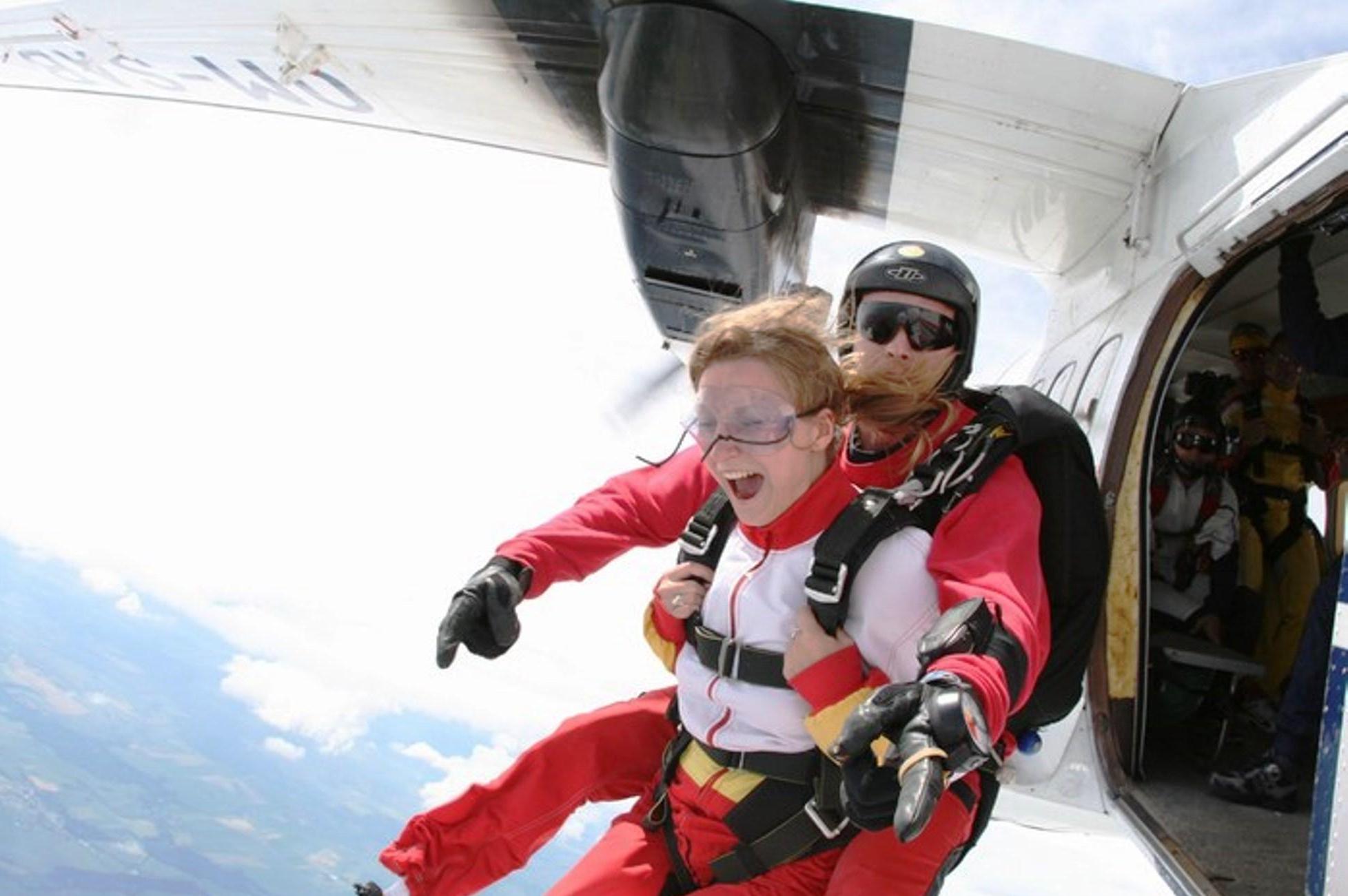 Tandemové seskoky Kolín