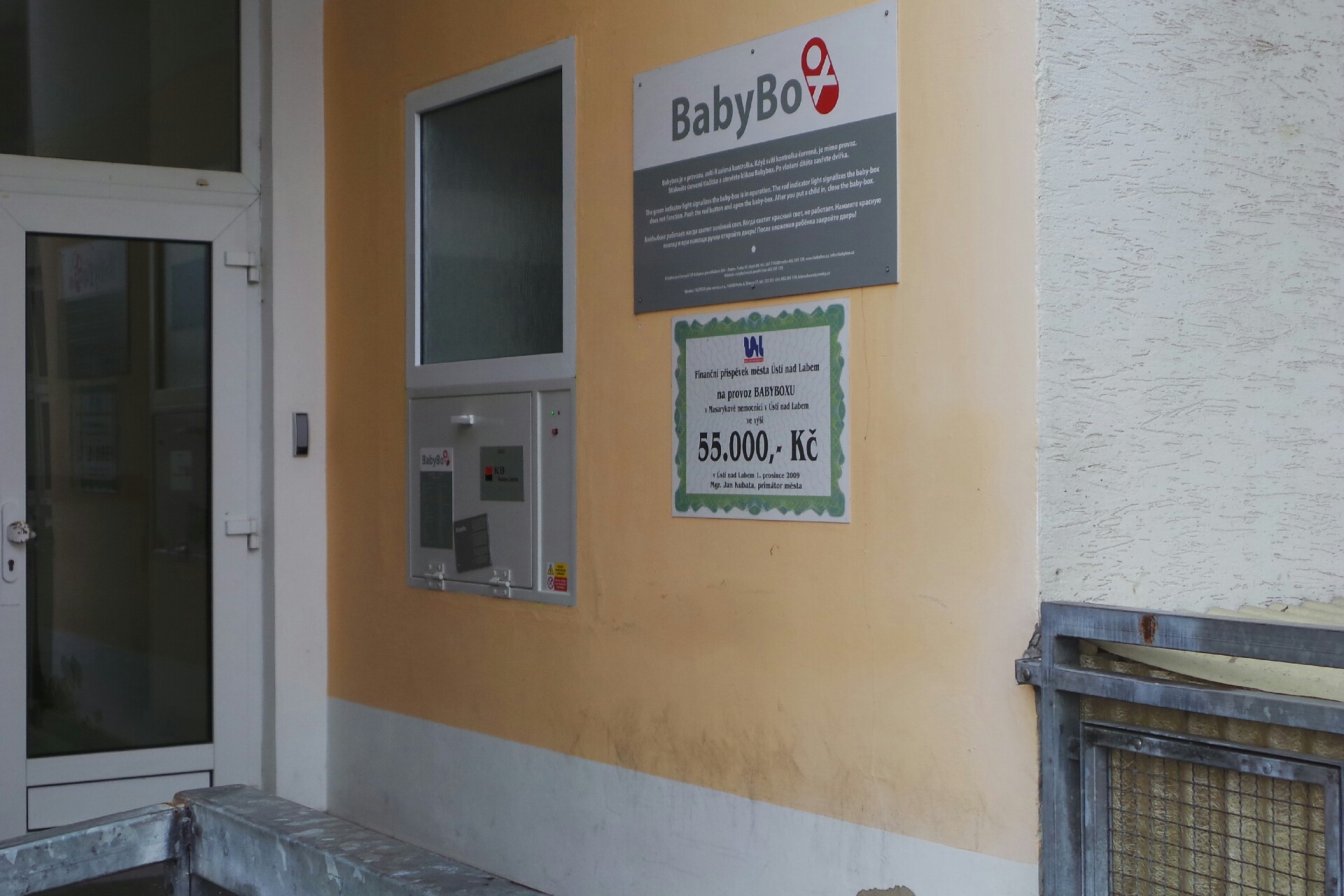 Babybox - Masarykova nemocnice Ústí nad Labem