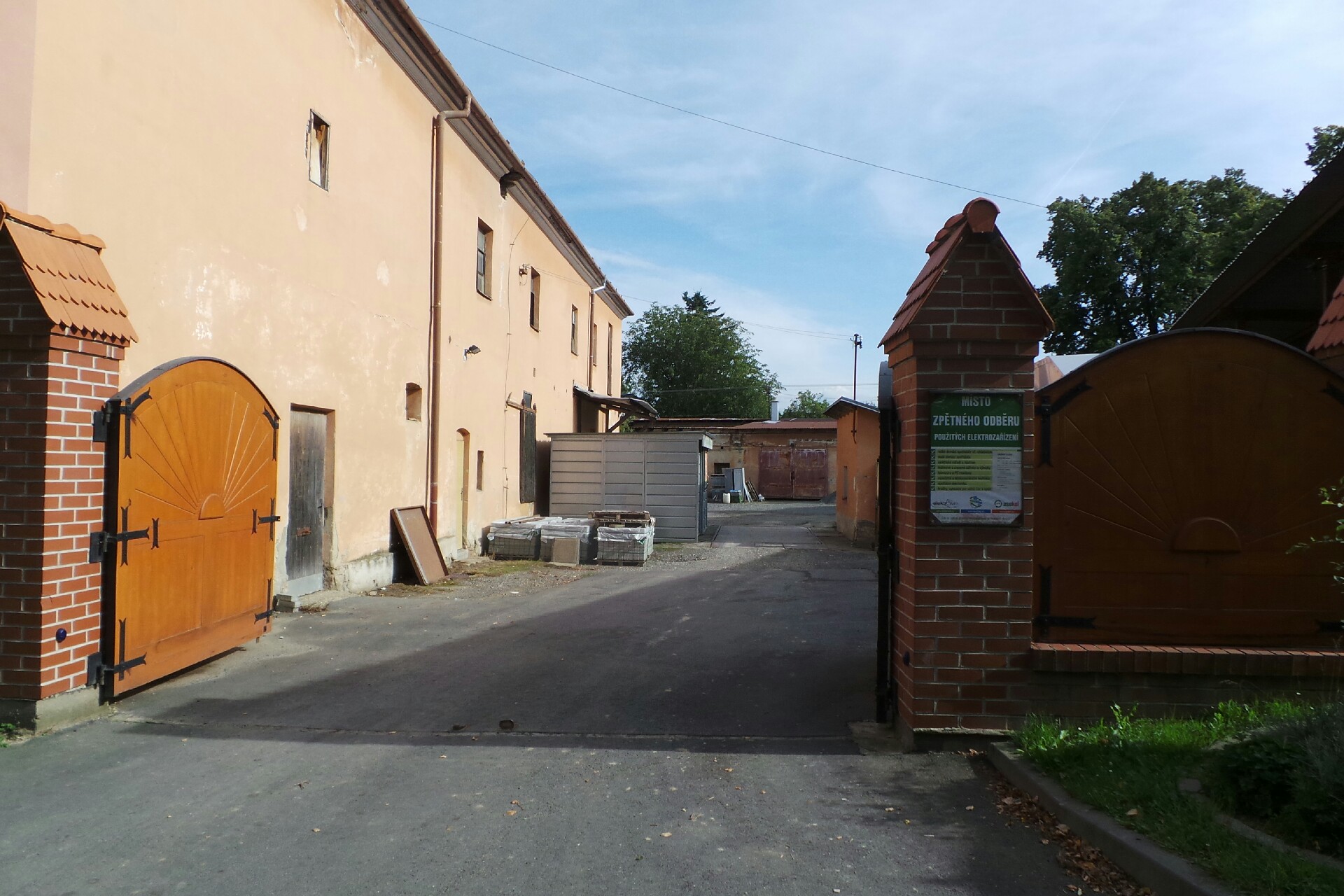 Obec Úvalno - Sběrný dvůr