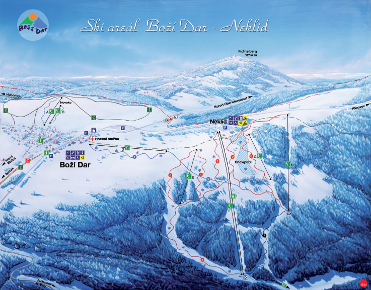 Ski areál Neklid foto 3