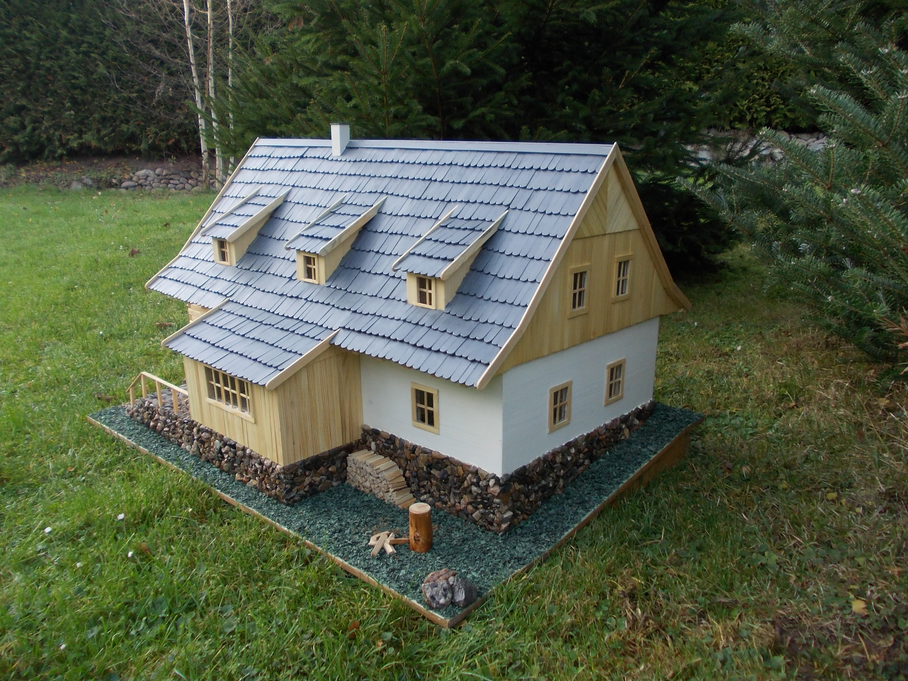 Dřevěné chaloupky