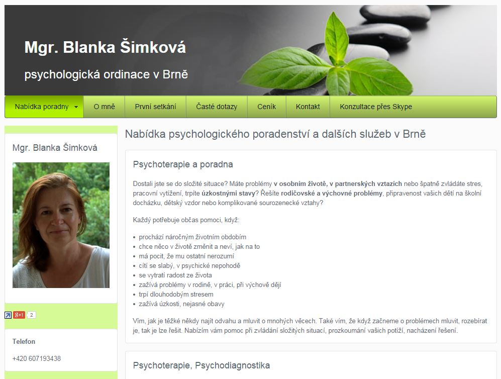 Mgr. Blanka Šimková - psychologická poradna foto 2