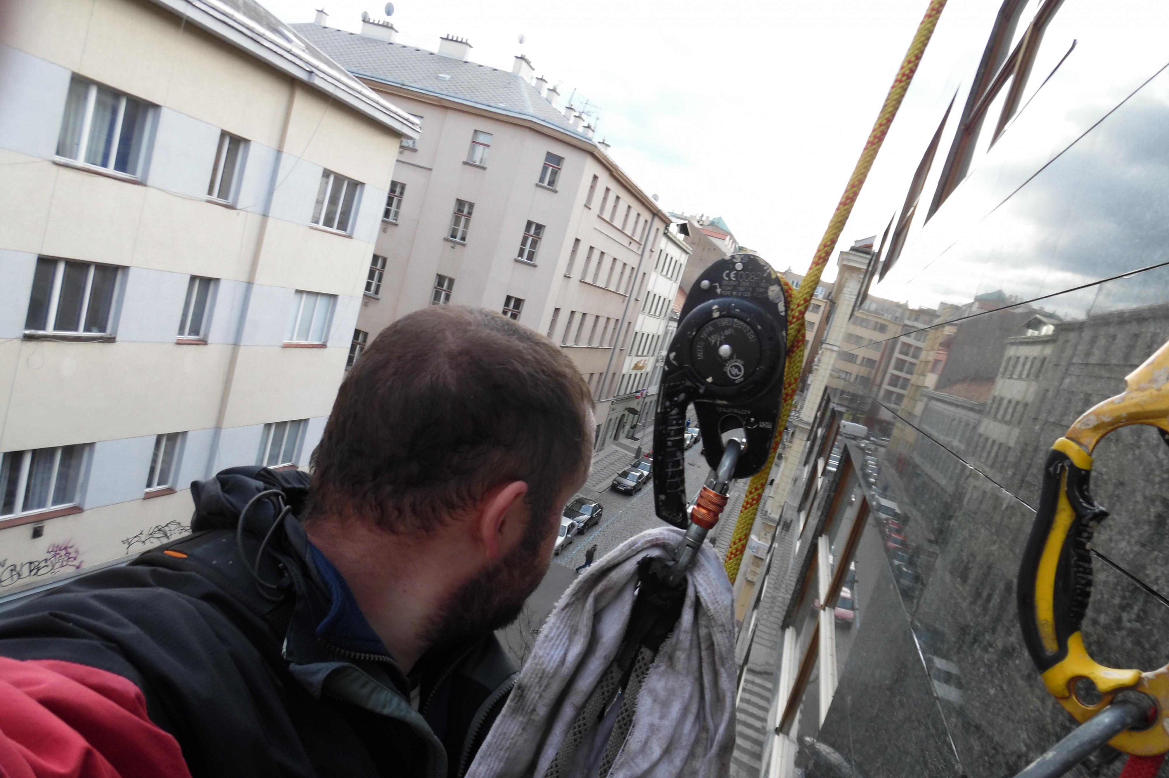 Výškové mytí oken - Martin Kubát