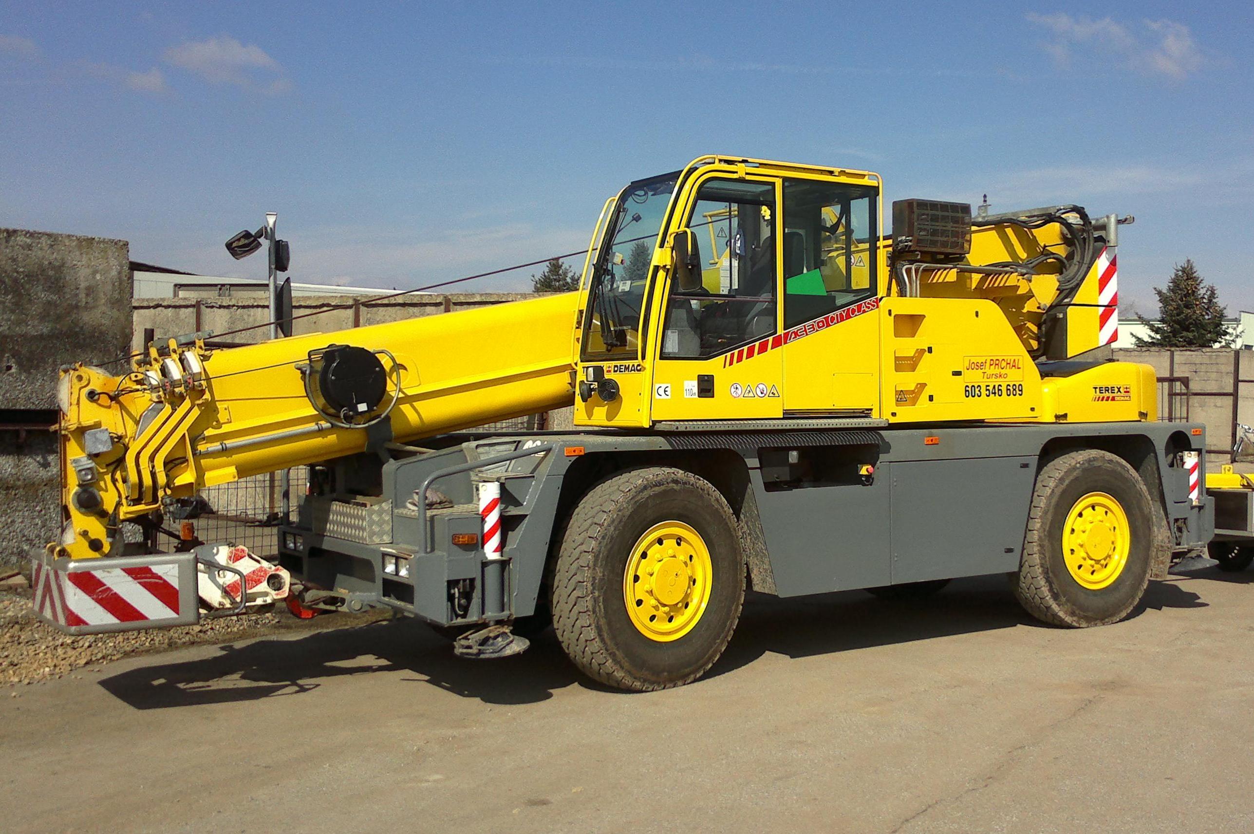 Josef Prchal - jeřábnické práce