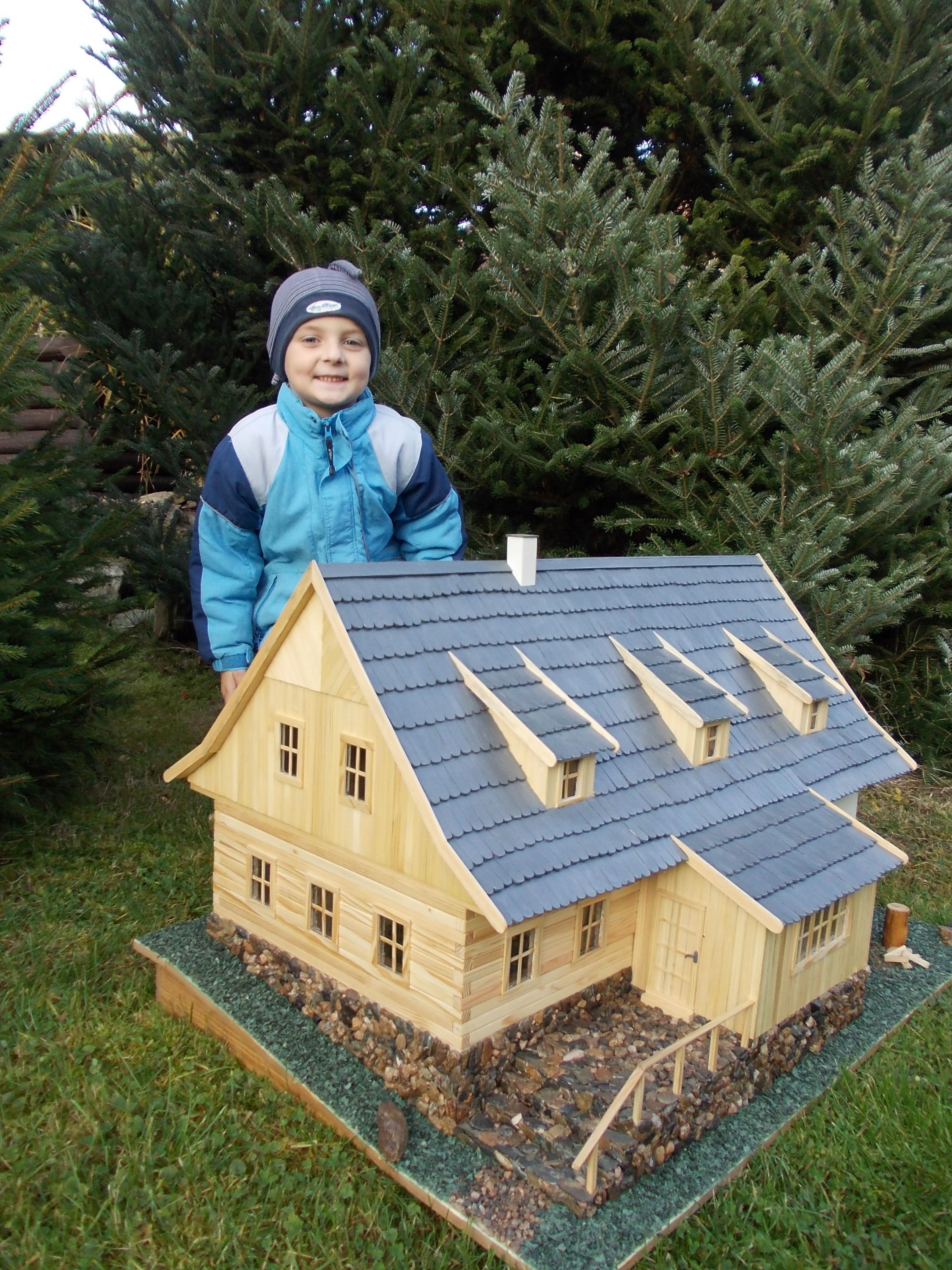 Dřevěné chaloupky