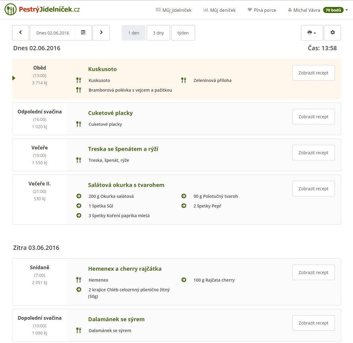 PestrýJídelníček.cz foto 3