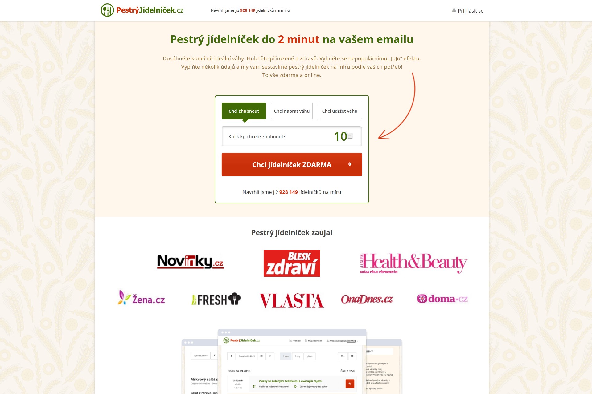 PestrýJídelníček.cz foto 2