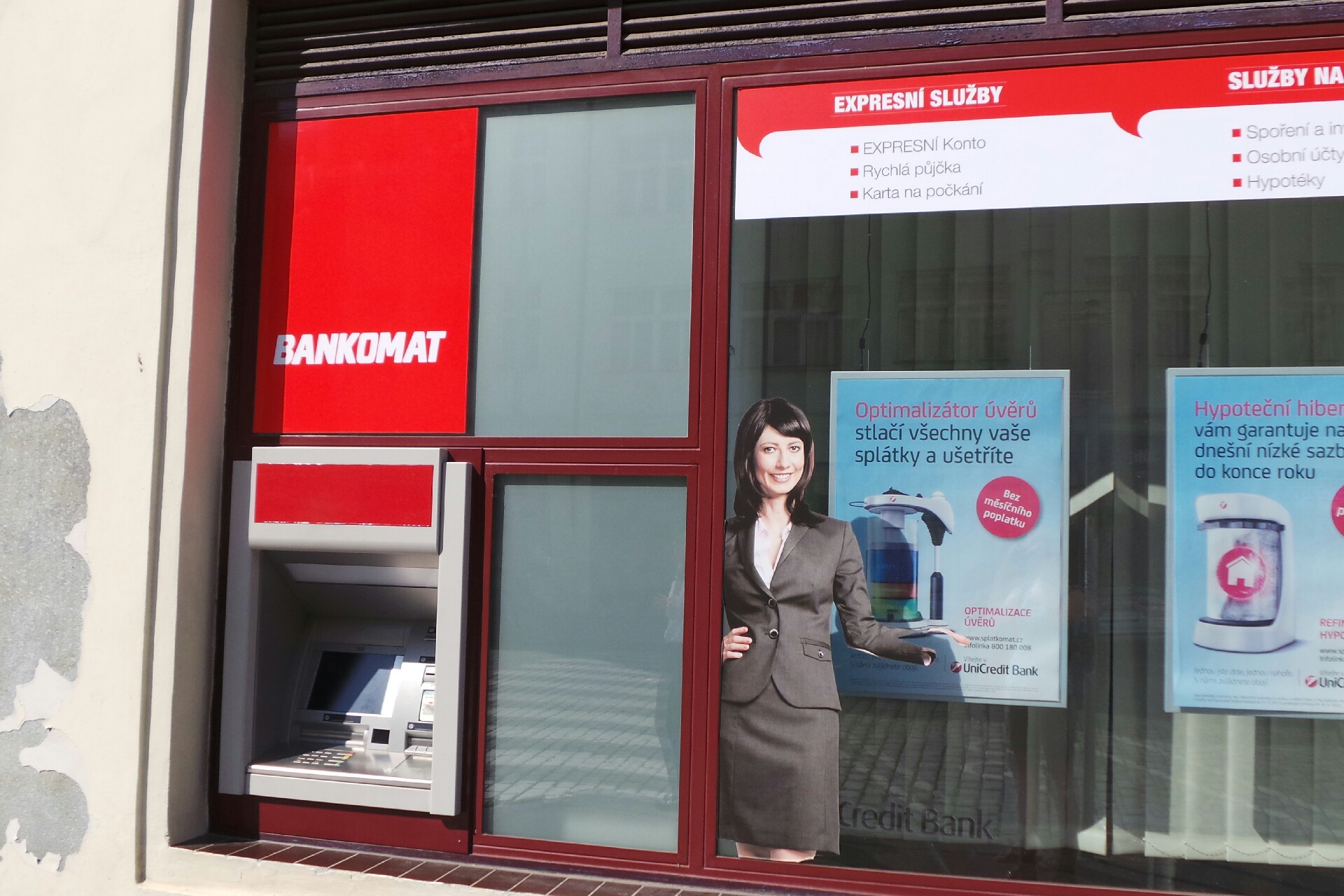 Bankomat UniCredit Bank Czech Republic