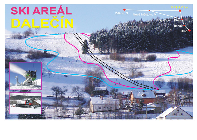 Ski areál Dalečín foto 4