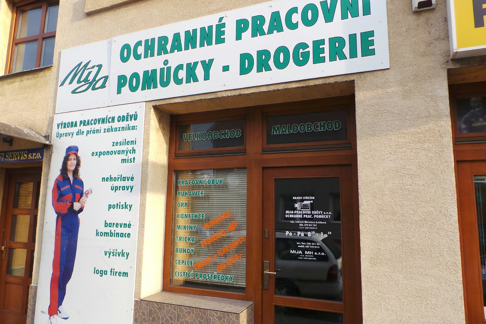 MIJA - PRACOVNÍ ODĚVY, s.r.o.