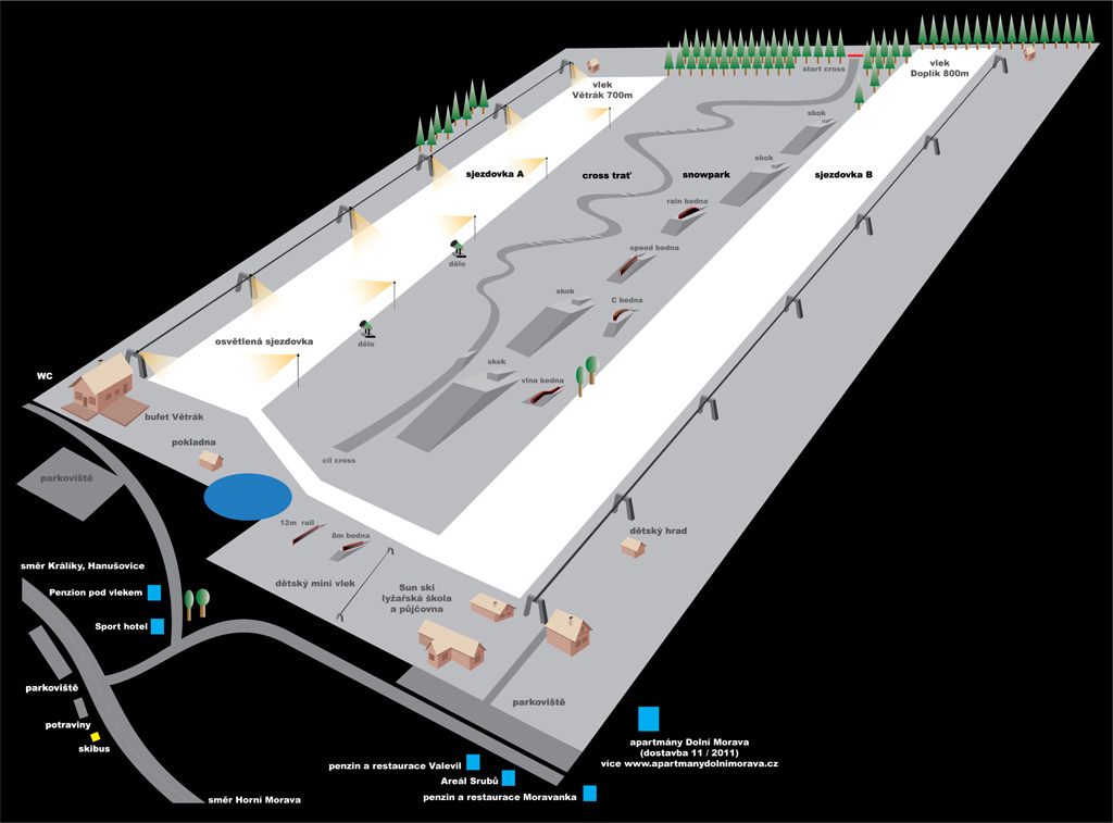 Lyžařský areál Větrný Vrch foto 2
