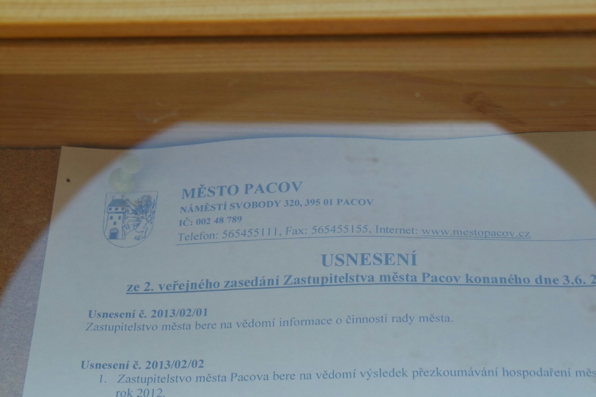MÚ Pacov - Finanční odbor foto 1
