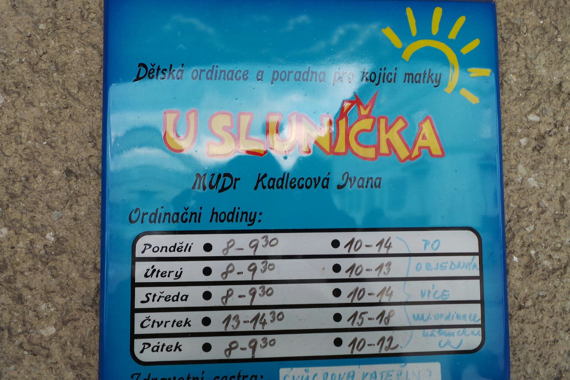 Ordinace U Sluníčka - MUDr. Ivana Kadlecová foto 2