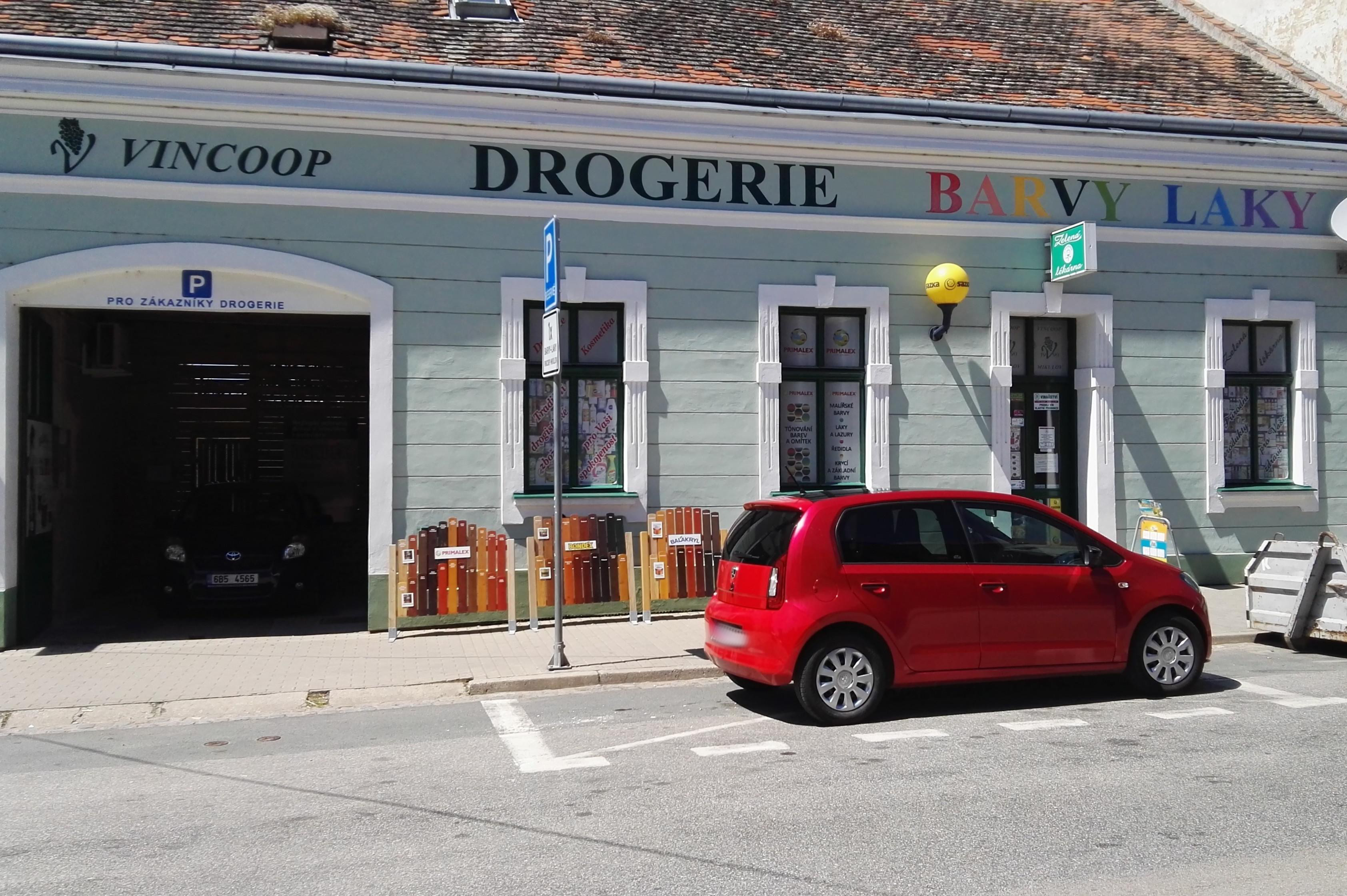 Drogerie, Barvy-laky a Zelená lékárna Vincoop