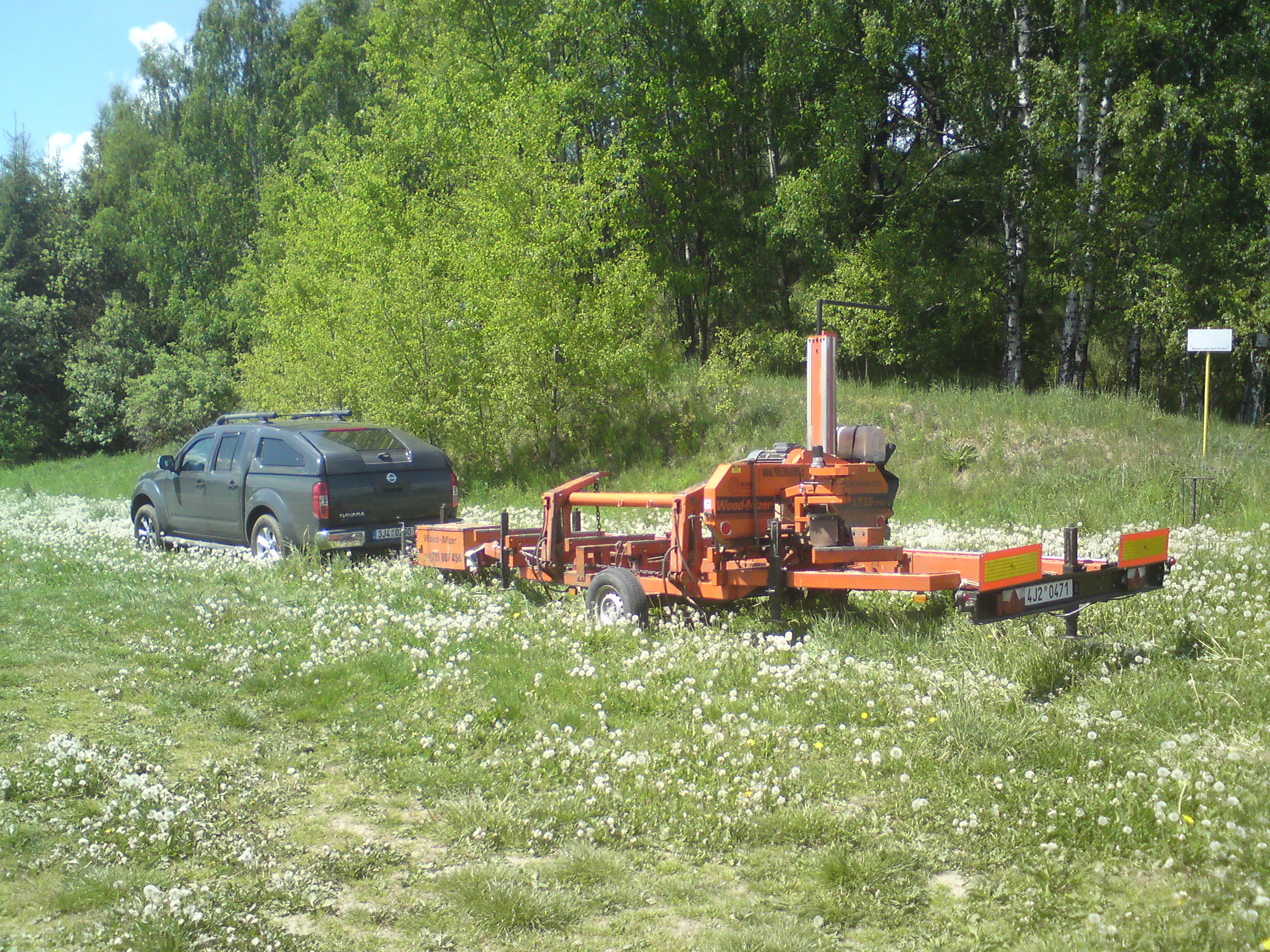 Martin Novotný pořez kulatiny foto 2